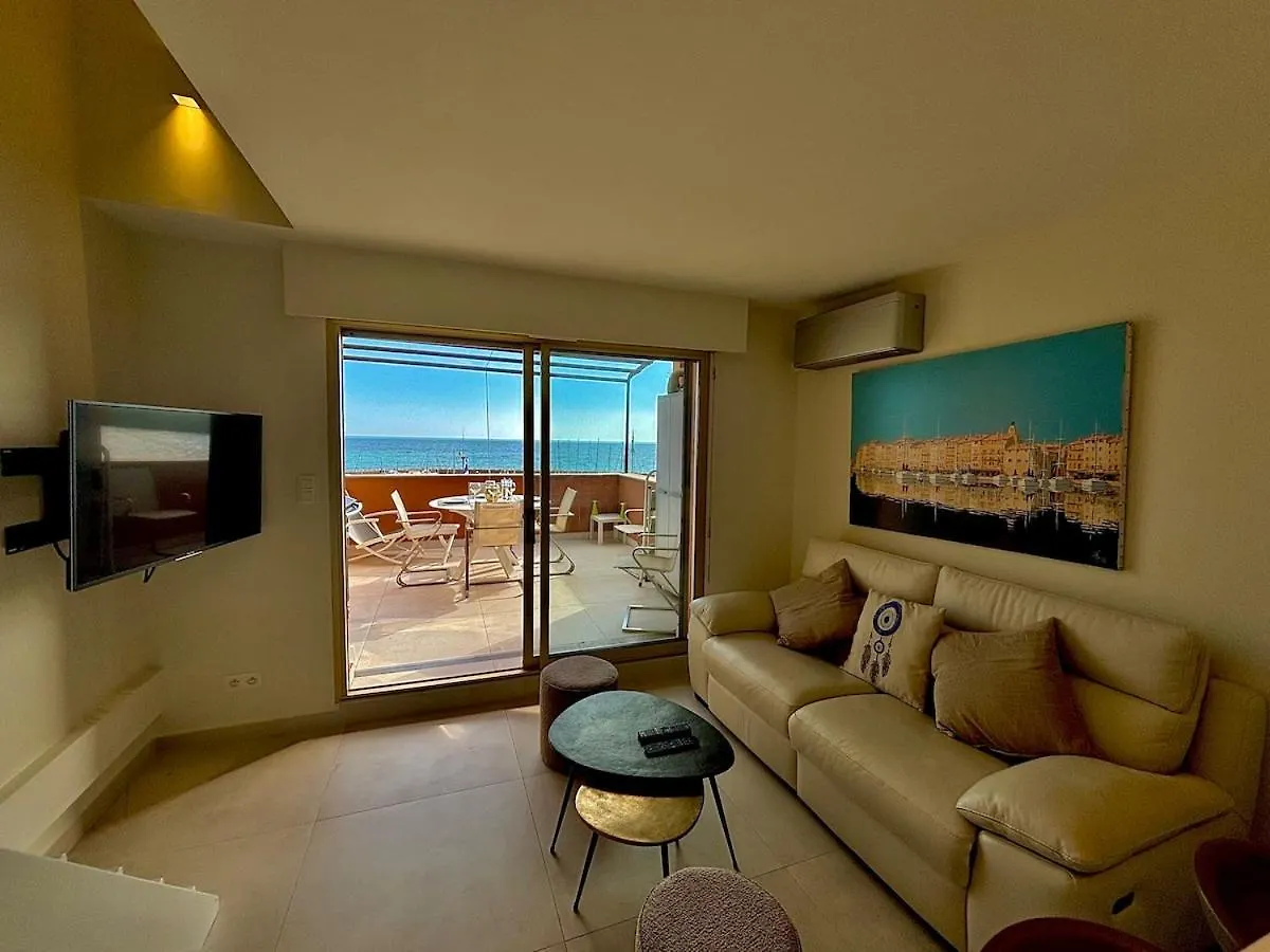 Théoule-sur-Mer Appartement Avec Vue Sur Le Port De La Figueirette צרפת